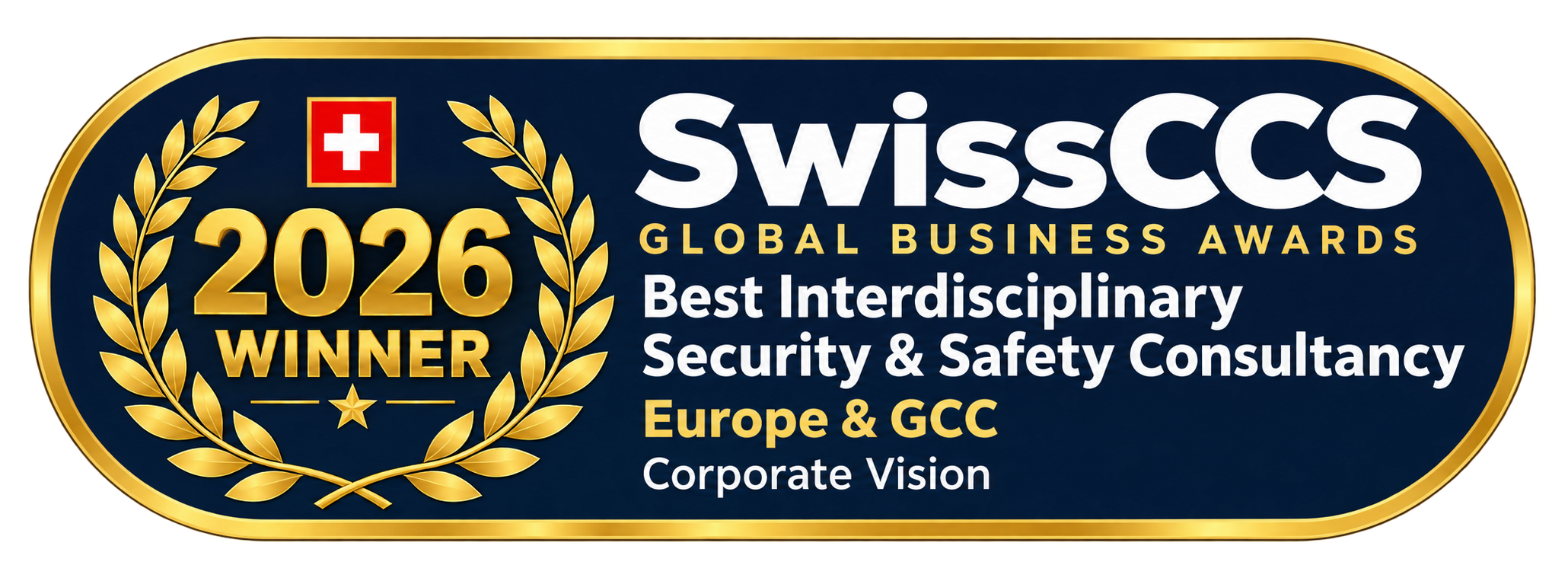 SwissCCS 2026 Siegerabzeichen